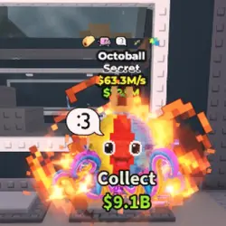 Octoball 63,3M s With 5 Traits (Секретный персонаж) — Roblox, лот №238161