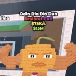 Odin Din Din Dun 75K s (Brainrot God персонаж) — Roblox, лот №238192