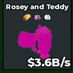 of 2 Rainbow Rosey And Teddy (Секретный персонаж) — Roblox, лот №238164