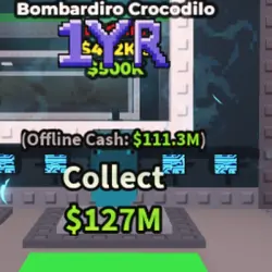 One of one 1 Year trait Cyber Bombardiro Crocodilo - rare c… — Roblox, лот №238364