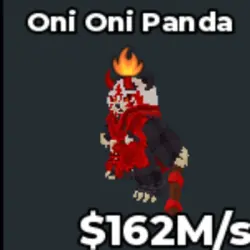 ONI ONI PANDA 162 M s (Секретный персонаж) — Roblox, лот №238369