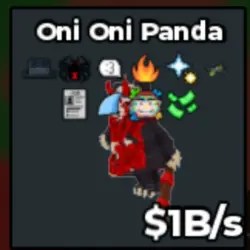 ONI ONI PANDA 1B (Секретный персонаж) — Roblox, лот №238370
