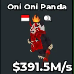 ONI ONI PANDA 391.5 M s (Секретный персонаж) — Roblox, лот №238376