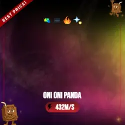 Oni Oni Panda 432M s (Секретный персонаж) — Roblox, лот №238377