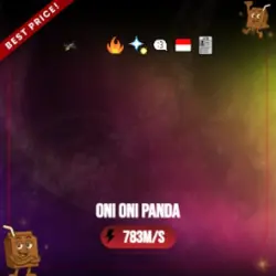 Oni Oni Panda 783M s (Секретный персонаж) — Roblox, лот №238380