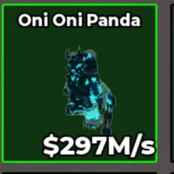 ONI ONI Panda Cyber Delovery (Секретный персонаж) — Roblox, лот №238278