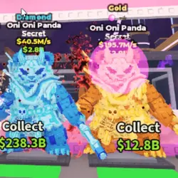Oni Oni Panda New exclusive halloween (Секретный персонаж) — Roblox, лот №238285