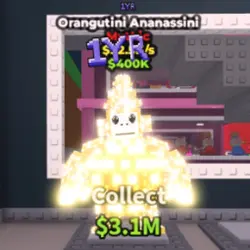 Orangutini Ananassini Divine anniversary trait Very RARE (М… — Roblox, лот №238317