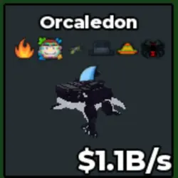 Orcaledon 1.1B s (Секретный персонаж) — Roblox, лот №238335