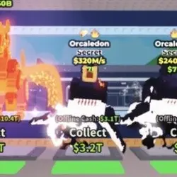 Orcaledon 320M s DOUBLE (2x) TRAITS (Секретный персонаж) — Roblox, лот №238343