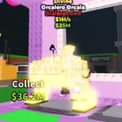 Orcalero Orcala Divine Very RARE (Brainrot God персонаж) — Roblox, лот №238432