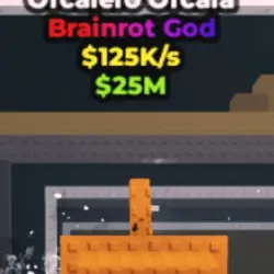Orcalero Orcala Gold 125 K s (Brainrot God персонаж) — Roblox, лот №238439