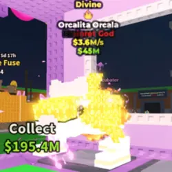Orcalita Orcala Divine Very RARE (Brainrot God персонаж) — Roblox, лот №238454