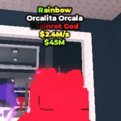 Orcalita Orcala Rainbow (Brainrot God персонаж) — Roblox, лот №238459