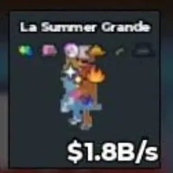 PA41# La Summer Grande 1.8B s - with matteo and fire trait … — Roblox, лот №238461