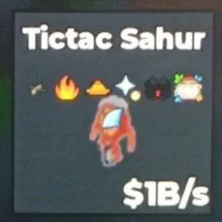 PA48# Tictac Sahur 1B s - With shark fin trait (Секретный п… — Roblox, лот №238464