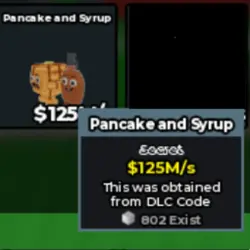 pancake and syrup 125M s (802 exist) ready stock instan (Се… — Roblox, лот №238528