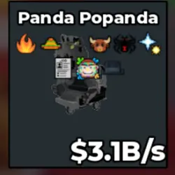 Panda Popanda 3.1B s (Секретный персонаж) — Roblox, лот №238553