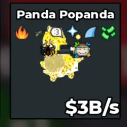 Panda Popanda 3B s (Секретный персонаж) — Roblox, лот №238557