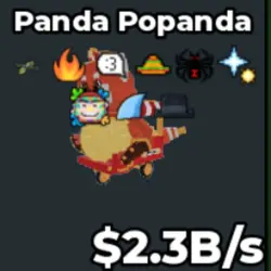 Panda Popanda 9 Trait Clean Trait 2.3B S (Секретный персона… — Roblox, лот №238564
