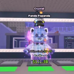 Panda Popanda Crystal 1B s (Секретный персонаж) — Roblox, лот №238566