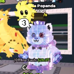 Panda Popanda Crystal 2.8B s (Секретный персонаж) — Roblox, лот №238568