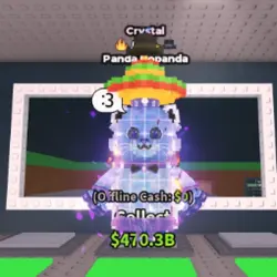 Panda Popanda Crystal 2B s (Секретный персонаж) — Roblox, лот №238569