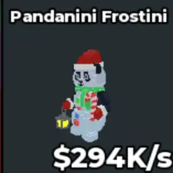 Pandanini Frostini 294 K s (Brainrot God персонаж) — Roblox, лот №238597
