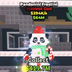 Pandanini Frostini 294K s (Brainrot God персонаж) — Roblox, лот №238599