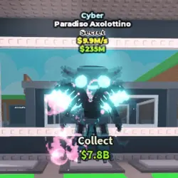 Paradiso Axolottino Cyber 9.9M s (Секретный персонаж) — Roblox, лот №238654