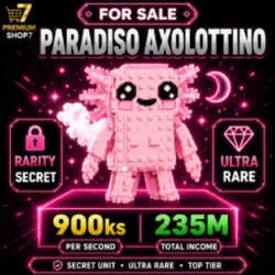 Paradiso Axolottino Secret (Секретный персонаж) — Roblox, лот №238576