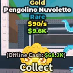 Pengolino Nuvoletto Gold 90 s (Редкий персонаж) — Roblox, лот №238665