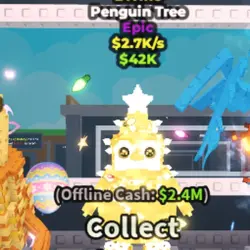 Penguin Tree (Divine) $2,1K s (Эпический персонаж) — Roblox, лот №238672