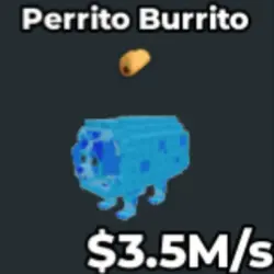 Perrito Burrito (Diamond) 3.5M s Money (Секретный персонаж) — Roblox, лот №238715