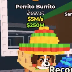 Perrito Burrito Secret and secury (Секретный персонаж) — Roblox, лот №238722