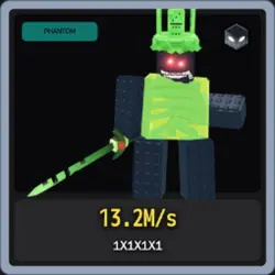 Phantom 1x1x1x1 13.2M s (Секретный персонаж) — Roblox, лот №238735