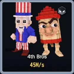 Phantom 4th Bros 45M s (Секретный персонаж) — Roblox, лот №238738