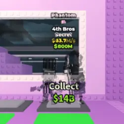 Phantom 4th Bros 63.7 M s (1 TRAIT) (Секретный персонаж) — Roblox, лот №238739