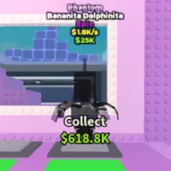 Phantom Bananita Dolphinita 1.8 K s (Эпический персонаж) — Roblox, лот №238750