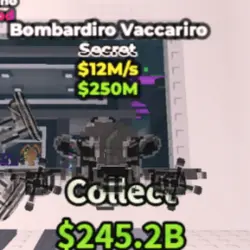Phantom Bombardiro Vaccariro (Секретный персонаж) — Roblox, лот №238756
