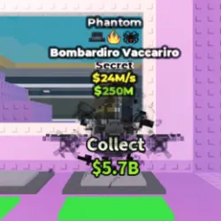 Phantom Bombardiro Vaccariro 24 M s (3 TRAITS) (Секретный п… — Roblox, лот №238760