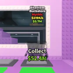 Phantom Bucketoro 219 K s (Мифический персонаж) — Roblox, лот №238765
