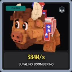 Phantom Bufalino Boomberino 384M s (Секретный персонаж) — Roblox, лот №238767