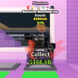 Phantom Bufalino Boomberino 992 M s (6 TRAITS) (Секретный п… — Roblox, лот №238768