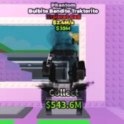 Phantom Bulbito Bandito Traktorito 2.4 M s (Brainrot God пе… — Roblox, лот №238769