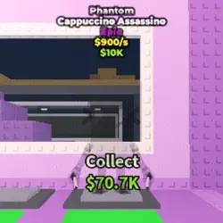 Phantom Cappuccino Assassino (Эпический персонаж) — Roblox, лот №238793