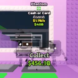 Phantom Cash or Card 1.7 B s (BRAZIL TRAIT) (Секретный перс… — Roblox, лот №238796
