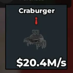 Phantom Crabuger 20.4 M s (Секретный персонаж) — Roblox, лот №238820