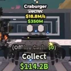 PHANTOM CRABURGER 18M S (Секретный персонаж) — Roblox, лот №238822