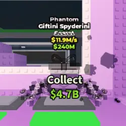 Phantom Giftini Spyderini 11.9 M s (Секретный персонаж) — Roblox, лот №238868